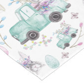 Chemin De Table Court Éléments de l'Aquarelle de Pâques (Coin)