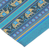 Chemin De Table Court éléphants bleus (Coin)