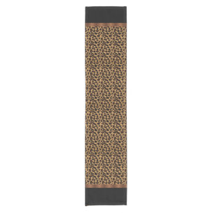 Chemin De Table Court Empreinte de léopard animal chic