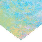 Chemin De Table Court Encre d'alcool peinte Neon Pastel Sky Abstraite (Coin)