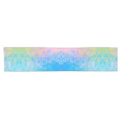 Chemin De Table Court Encre d'alcool peinte Neon Pastel Sky Abstraite (Horizontal)