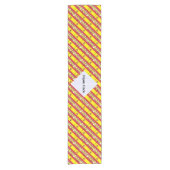 Chemin De Table Court Espagne Drapeau espagnol Carrelé personnalisé (Devant)