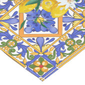 Chemin De Table Court été, agrumes, sicilienne, style méditerranéen, cit (Coin)