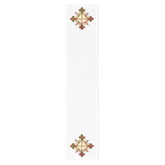 Chemin De Table Court Ethiopien Rootz Meskel Cross Table Runner (Devant)