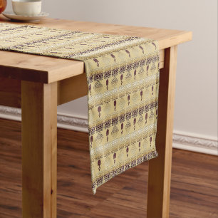 Chemin De Table Court ethnic african tribal patall