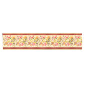Chemin De Table Court Étoile de David Flower Border Runner (Horizontal)