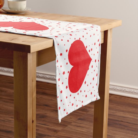 Chemin De Table Court Étoile de Saint-Valentin de mon coeur (In Situ)