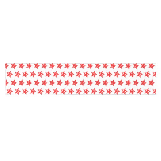 Chemin De Table Court Étoiles de table de vacances (Horizontal)