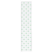 Chemin De Table Court Étoiles d'hiver et flocons blancs (Devant)