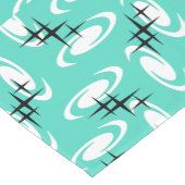 Chemin De Table Court Étoiles Motif Turquoise (Coin)