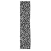 Chemin De Table Court Eucalyptus in gray (Devant)