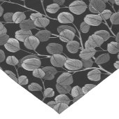 Chemin De Table Court Eucalyptus in gray (Coin)