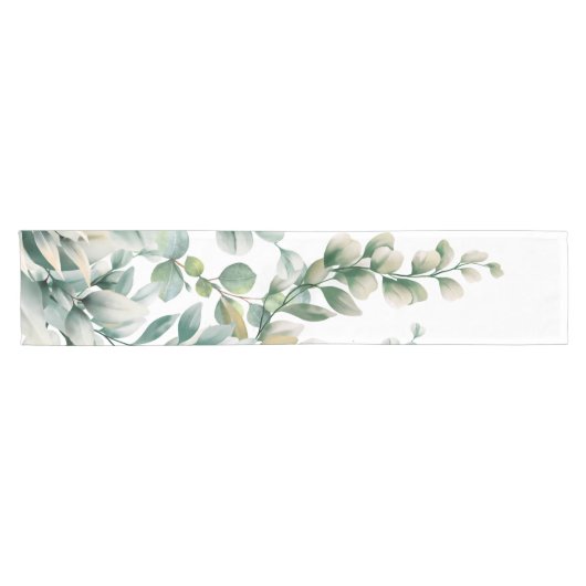 Chemin De Table Court Eucalyptus vert (Horizontal)