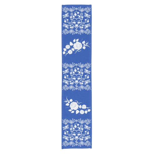 Chemin De Table Court European Folk Art Table Runner (Devant)