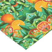 CHEMIN DE TABLE COURT EXÉCUTEUR DE TABLE ORANGES TROPICAUX (Coin)