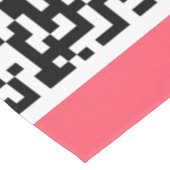 Chemin De Table Court Exemple de coureur de table de code QR (Coin)