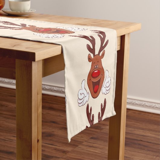 Chemin De Table Court Face de Christmas (In Situ)