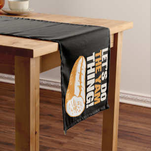 Chemin De Table Court Faisons la chose Yam de Thanksgiving patate douce