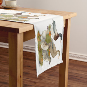 Chemin De Table Court Famille de canards de Saxe