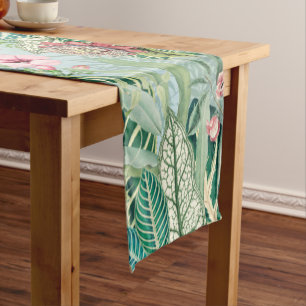 Chemin De Table Court Fantastique Tropics Rainforest