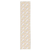 Chemin De Table Court Fashion Bride Neutral Group Multi table runner (Devant)