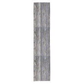 Chemin De Table Court Faux Grey Météo-board Barn Siding Table runner (Devant)