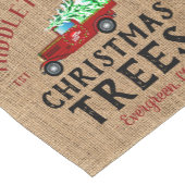 Chemin De Table Court Ferme de Noël 🎄 Arbre (Coin)