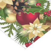 Chemin De Table Court Festif Holiday Garland Table Runner (Coin)