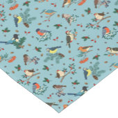 Chemin De Table Court Festif Oiseaux d'hiver Motif de Noël (Coin)