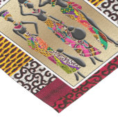 Chemin De Table Court Fête tribale Afrocentrique Art (Coin)