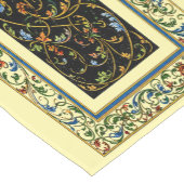 Chemin De Table Court Feuillage de style renaissance rétro (Coin)