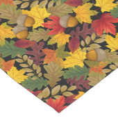 Chemin De Table Court Feuille Acorns Automne Aquarelle Tissu Table Runer (Coin)