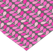 Chemin De Table Court Feuille danois de la moitié du siècle, rose (Coin)