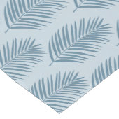 Chemin De Table Court Feuille de palmier bleu clair (Coin)