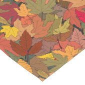 Chemin De Table Court Feuilles d'automne colorées (Coin)