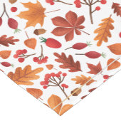 Chemin De Table Court Feuilles d'automne et baies Motif Thanksgiving (Coin)