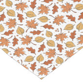 Chemin De Table Court Feuilles d'automne et Motif d'Acorns (Coin)