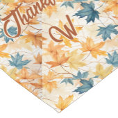 Chemin De Table Court Feuilles de l'érable Thanksgiving Brunch Dîner (Coin)