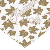 Chemin De Table Court Feuilles de l'érable Thanksgiving Brunch Dîner (Coin)