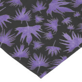 Chemin De Table Court Feuilles de vigne canarienne violet (Coin)