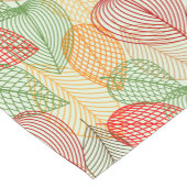 Chemin De Table Court Feuilles Modernes (Coin)