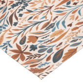 Chemin De Table Court Feuilles Rustiques d'Automne (Coin)