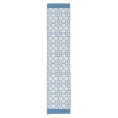 Chemin De Table Court Feuilles saints de Noël et pétales de fleurs (Devant)