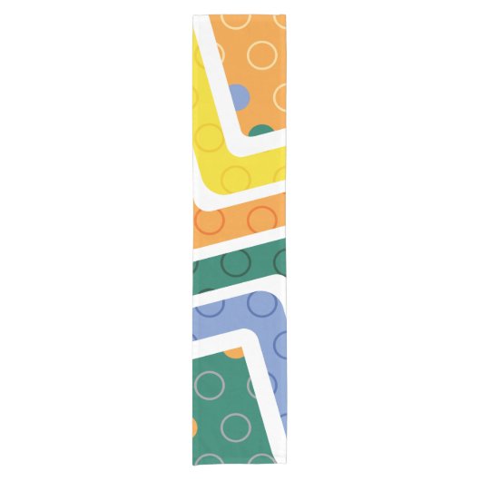 Chemin De Table Court Figures géométriques 3 (Devant)