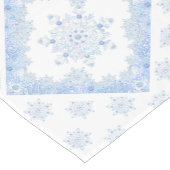 Chemin De Table Court Flacon de neige bleu glace (Coin)