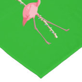 Chemin De Table Court Flamant rose de Noël (Coin)