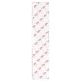 Chemin De Table Court Flamant rose rose (Devant)