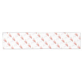 Chemin De Table Court Flamant rose rose (Horizontal)