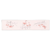 Chemin De Table Court Flamants roses Pink Group table runner (Horizontal)