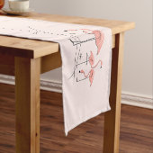 Chemin De Table Court Flamants roses Pink Group table runner (In Situ)